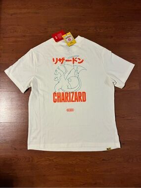 NWT Target Pokemon Charizard Graphic Tee - White/Cream